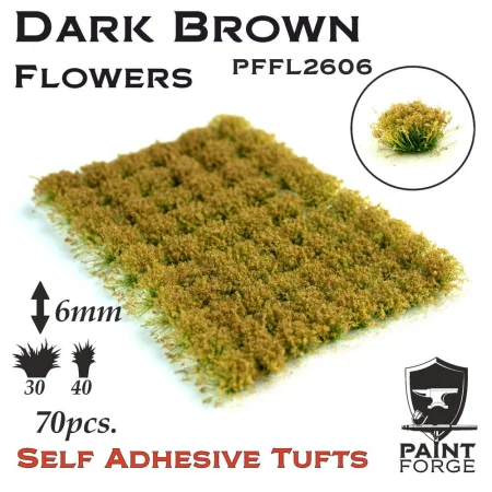 PFFL2606 Dark Brown Flowers.jpg