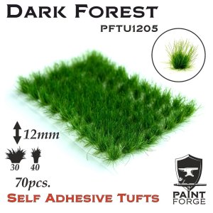 PAINT FORGE TU1205 - Kępy traw 12 mm x 50 szt - Dark Forest