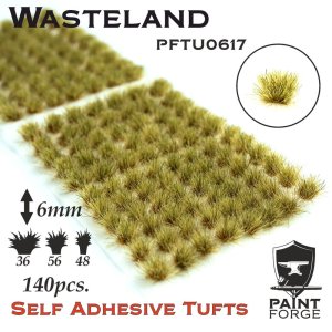 PAINT FORGE TU0617 - Kępy traw 6 mm x 120 szt - Wasteland