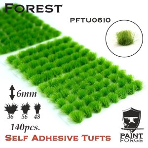 PAINT FORGE TU0610 - Kępy traw 6 mm x 120 szt - Forest