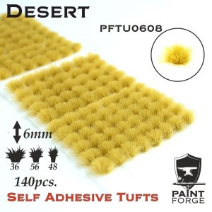 PAINT FORGE TU0608 - Kępy traw 6 mm x 120 szt - Desert