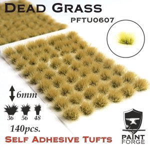 PAINT FORGE TU0607 - Kępy traw 6 mm x 120 szt - Dead Grass