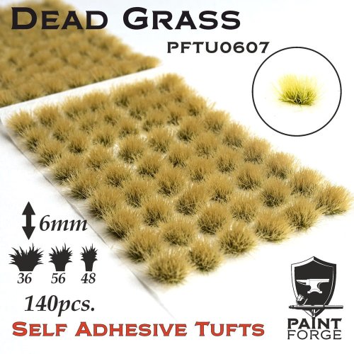 Przejdź do produktu PAINT FORGE TU0607 - Kępy traw 6 mm x 120 szt - Dead Grass