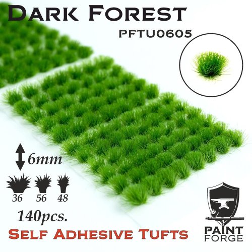 Przejdź do produktu PAINT FORGE TU0605 - Kępy traw 6 mm x 120 szt - Dark Forest