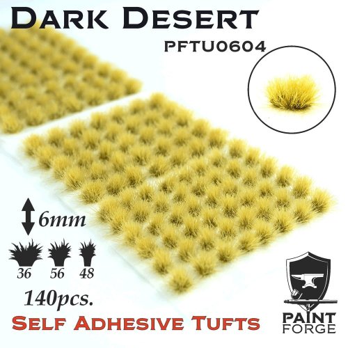 Przejdź do produktu PAINT FORGE TU0604 - Kępy traw 6 mm x 120 szt - Dark Desert