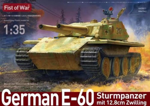 Przejdź do produktu Modelcollect UA35011 - 1:35 German E-60 Sturmpanzer mit 12.8cm Zwilling - Fist of War