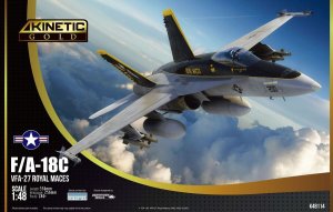Kinetic 48114 - 1:48 F/A-18C VFA-27 Royal Maces