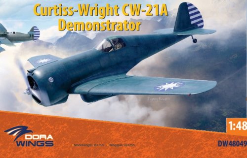 Przejdź do produktu Dora Wings DW 48049 - 1:48 Curtiss-Wright CW-21A Demonstrator