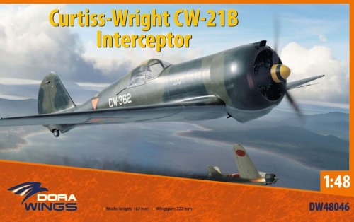 Przejdź do produktu Dora Wings DW 48046 - 1:48 Curtiss-Wright CW-21B Interceptor