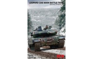 Rye Field Model 5066 - 1:35 Leopard 2A6 Main Battle Tank w/ Full Interior Kit