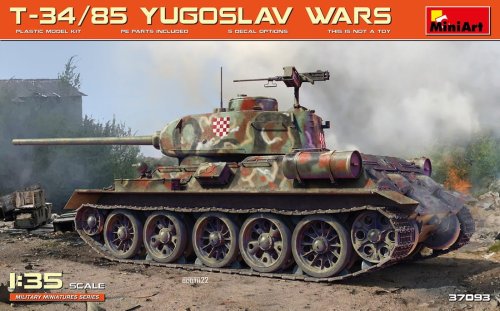 Przejdź do produktu Miniart 37093 - 1:35 T-34/85 Yugoslav Wars