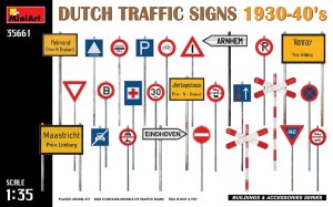 Miniart 35661 - 1:35 Dutch Traffic Signs 1930-40's