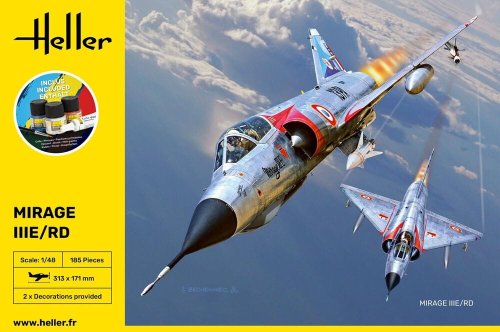 Przejdź do produktu Heller 35422 - 1:48 Mirage IIIE / RD model z farbami