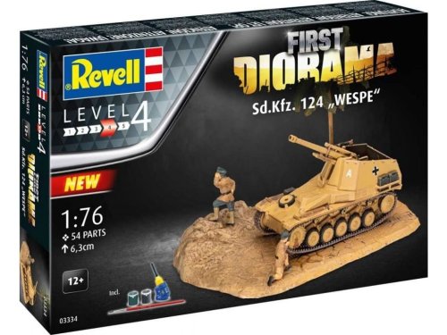 Przejdź do produktu Revell 03334 - 1:72 Sd.Kfz. 124 Wespe First Diorama Set