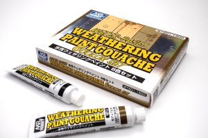 Mr.Hobby WTS01 - Zestaw farb Mr. Water Based Weathering Paint Gouache