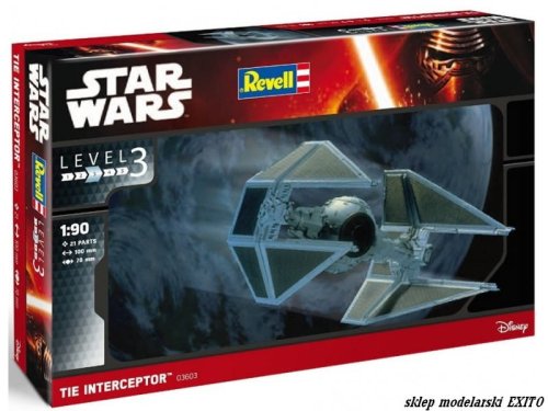 Przejdź do produktu REVELL 03603 - 1:90 Star Wars TIE Interceptor