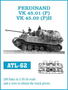 Friulmodel ATL-062 - 1:35 Metalowe gąsienice Ferdinand / VK 45.01 (P) VK 45.02 (P)H