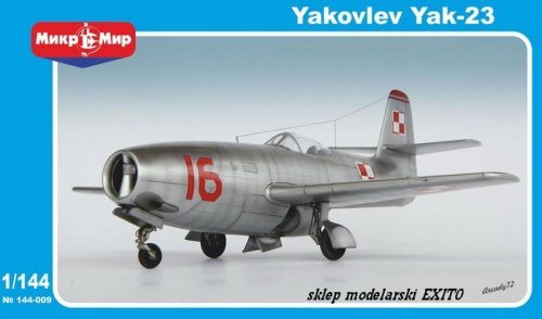 Przejdź do produktu MIKROMIR 144009 - 1:144 Yakovlev Yak-23