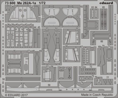 Przejdź do produktu Eduard 73600 - 1:72 Me 262A-1a