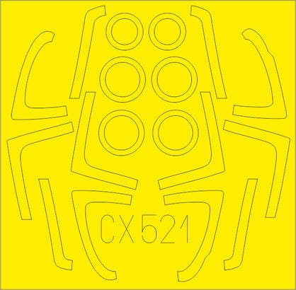 Przejdź do produktu EDUARD CX521 - 1:72 F/A-18E Tface