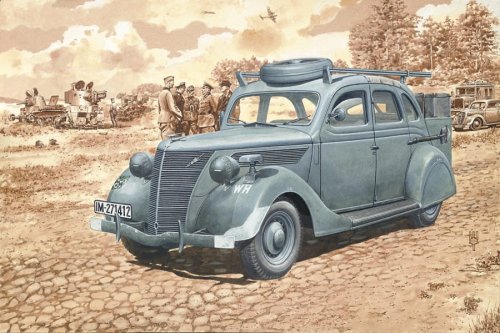 Przejdź do produktu Roden 818 - 1:35 Ford V-8-G81A Funkwagen