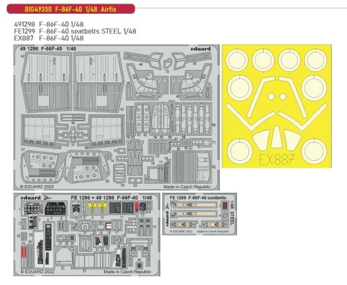 Przejdź do produktu Eduard BIG49350 - 1:48 F-86F-40