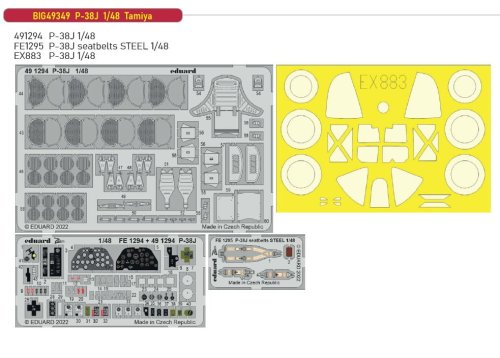 Przejdź do produktu Eduard BIG49349 - 1:48 P-38J