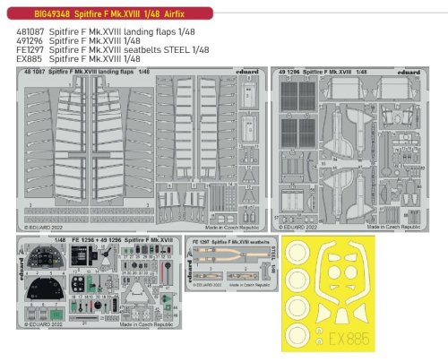 Przejdź do produktu Eduard BIG49348 - 1:48 Spitfire F Mk.XVIII