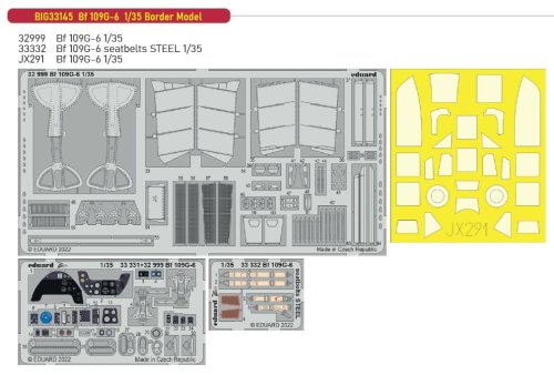 Przejdź do produktu Eduard BIG33145 - 1:35 Bf 109G-6