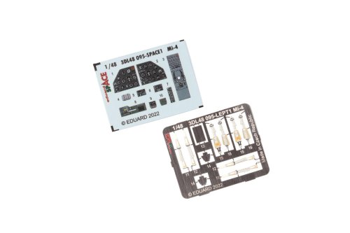 Przejdź do produktu Eduard 3DL48095 - 1:48 Mi-4 Space 3D Decals + PE