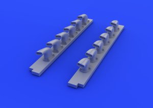 Eduard 632184 - 1:32 Bf 109G-2/4 exhaust stacks