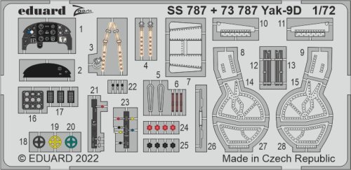 Przejdź do produktu Eduard SS787 - 1:72 Yak-9D