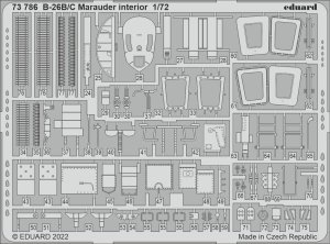Eduard 73786 - 1:72 B-26B/C Marauder interior
