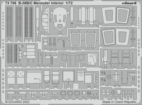 Przejdź do produktu Eduard 73786 - 1:72 B-26B/C Marauder interior