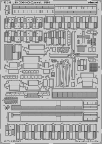 Przejdź do produktu Eduard 53288 - 1:350 USS DDG-1000 Zumwalt