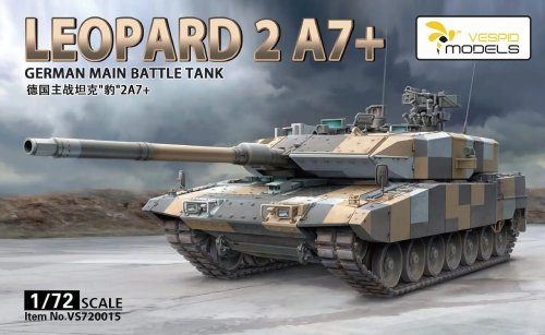 Przejdź do produktu Vespid Models VS720015 - 1:72 Leopard 2 A7+ German MBT