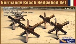 Gecko Models 35GM0081 - 1:35 Normandy Beach Hedgehog Set