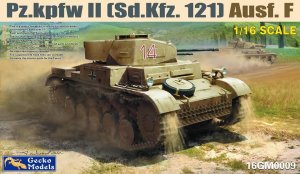 Gecko Models 16GM0009 - 1:16 Pz.Kpfw II Ausf F Sd Kfz 121 N.Africa & Italian Front