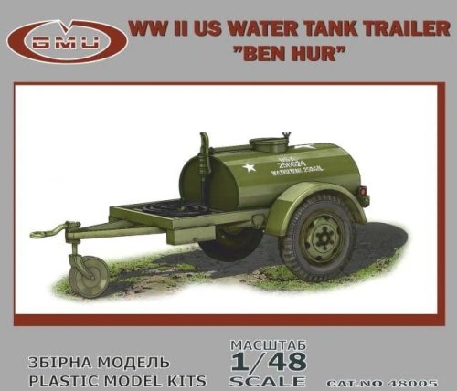 Przejdź do produktu GMU 48005 - 1:48 WWII US Water Tank Trailer Ben Hur