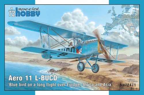 Przejdź do produktu Special Hobby 72471 - 1:72 Aero 11 L-BUCD Blue Bird on a Long Flight Over Europe, Africa and Asia