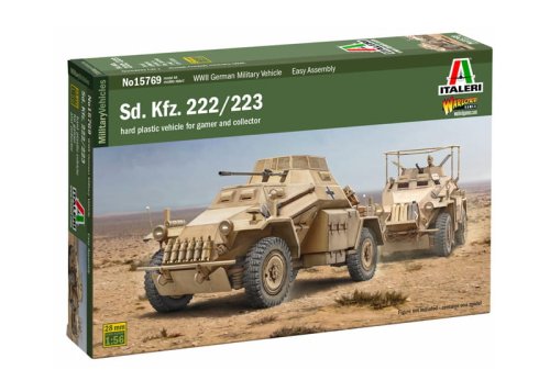 Przejdź do produktu Italeri 15769 - 1:56 Sd.Kfz. 222/223