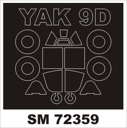 Przejdź do produktu Montex SM72359 - 1:72 Yak-9D