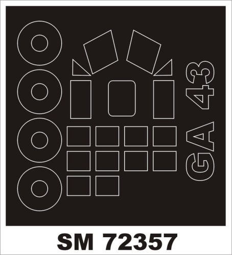 Przejdź do produktu Montex SM72357 - 1:72 GA-43 Clark