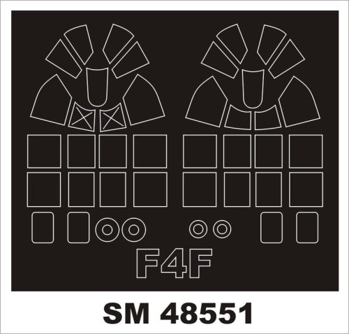 Przejdź do produktu Montex SM48551 - 1:48 F4F Wildcat