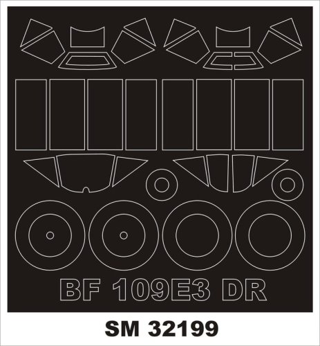 Przejdź do produktu Montex SM32199 - 1:32 Messerschmitt Bf 109 E-3