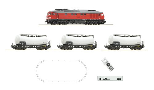 Przejdź do produktu Roco 51340 H0 - Cyfrowa kolejka elektryczna z lokomotywą BR 232 i wagonami cysternami DB AG