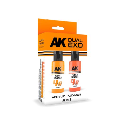 Przejdź do produktu AK Interactive 1546 - Zestaw farb Dual Exo Set 4 - Pure Orange & Faded Orange