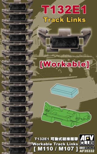 Przejdź do produktu AFV Club 35332 - 1:35 T132E1 Track Links Workable M110/107
