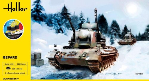 Przejdź do produktu Heller 57127 - 1:35 Gepard - model z farbami