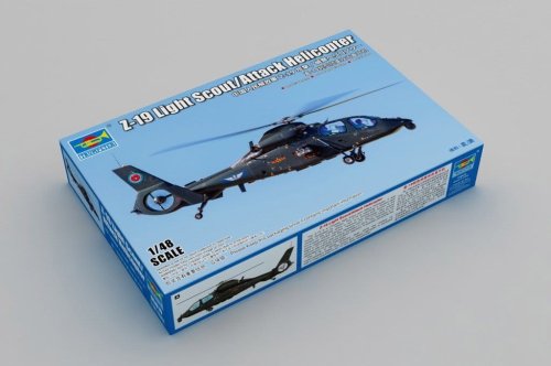 Przejdź do produktu Trumpeter 05819 - 1:48 Z-19 Light Scout / Attack Helicopter